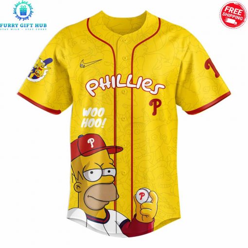 Philadelphia Phillies x The Simpsons 2025 Special Baseball Jersey