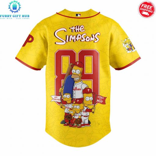 Philadelphia Phillies x The Simpsons 2025 Special Baseball Jersey