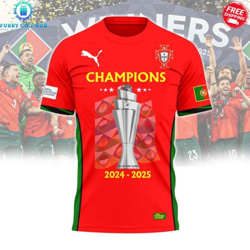 Portugal Winners UEFA Nations League 2024-2025 Champions Special T-Shirt