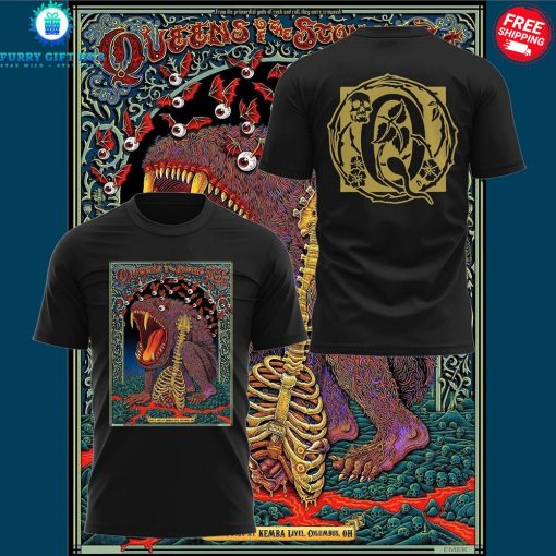 Queens of the Stone Age Columbus World Tour 2025 Special T-Shirt