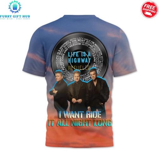 Rascal Flatts I Want To Ride It All Night Long Special T-Shirt
