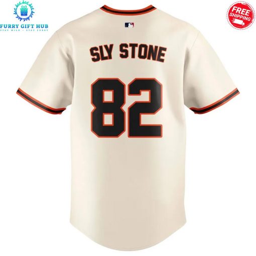 San Francisco Giants Sly Stone Tribute Special Baseball Jersey