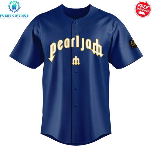 Seattle Mariners Pearl Jam Ten Club Special Baseball Jersey
