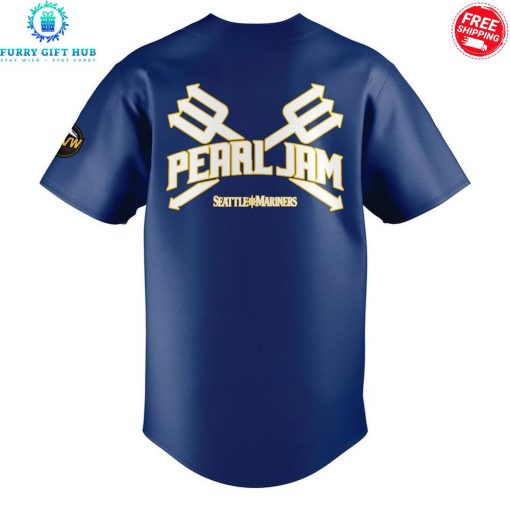 Seattle Mariners Pearl Jam Ten Club Special Baseball Jersey
