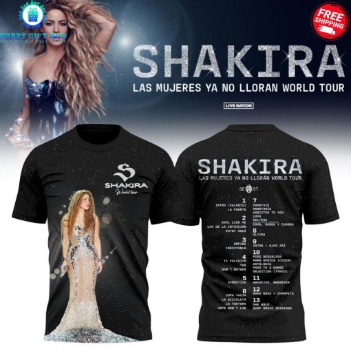 Shakira Las Mujeres Ya No Lloran World Tour 2025 Special T-Shirt