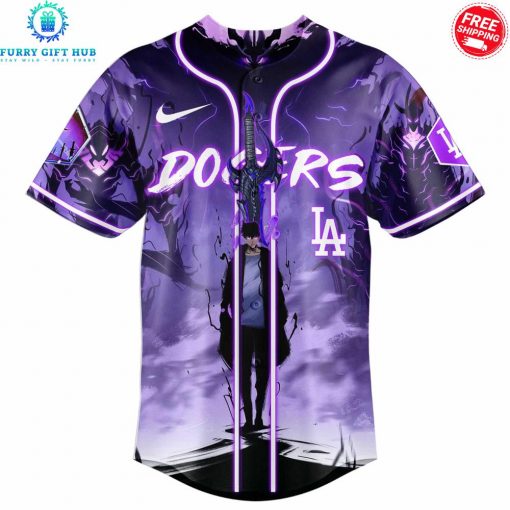 Solo Leveling Arise x Los Angeles Dodgers Special Baseball Jersey