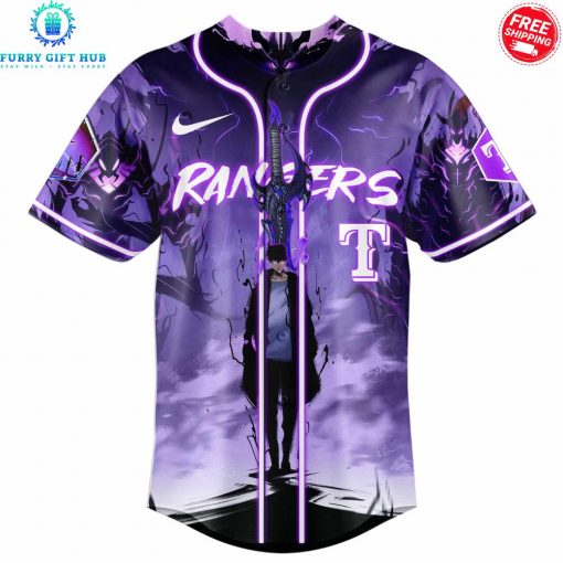 Solo Leveling Arise x Texas Rangers 2025 Special Baseball Jersey
