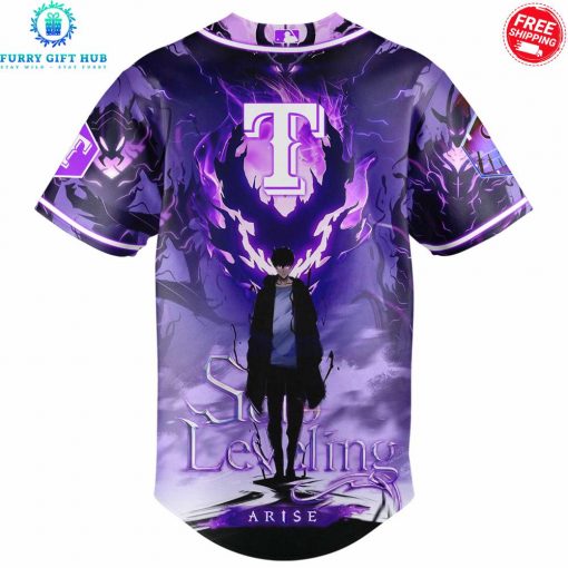 Solo Leveling Arise x Texas Rangers 2025 Special Baseball Jersey