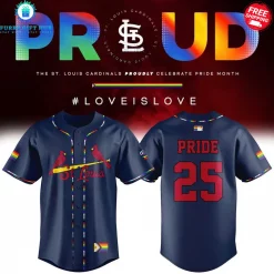 St. Louis Cardinals Proudly Pride Month 2025 Limited Baseball Jersey