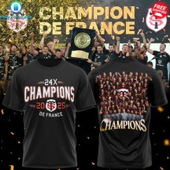 Stade Toulousain 24X Champions 2025 De France Special TShirt