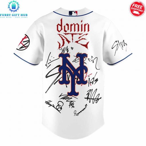 Stray Kids Domin ATE World Tour 2025 x New York Mets Special Baseball Jersey
