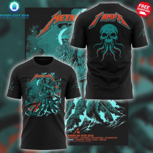 Tampa Bay Buccaneers x Metallica M72 World 2025 Special Shirt Collection