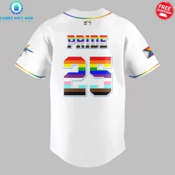 Tampa Bay Rays Pride 2025 Limited Baseball Jersey 3