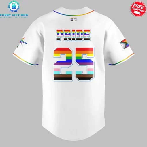 Tampa Bay Rays Pride 2025 Limited Baseball Jersey