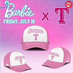 Texas Rangers x Barbie Game Day July 2025 Special Baseball Jersey 4