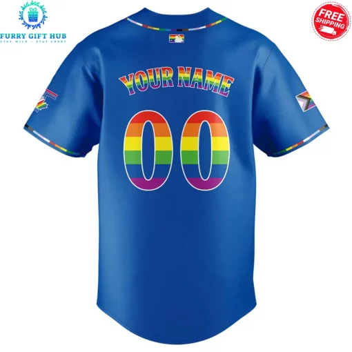 Toronto Blue Jays Pride 2025 Personalized Limited Baseball Jersey