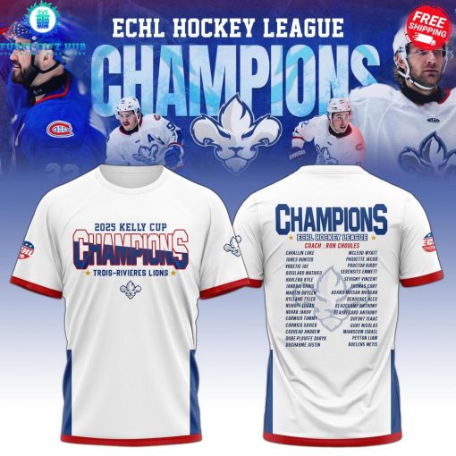 Trois-Rivieres Lions ECHL Champions 2025 Special Shirt Collection