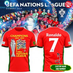UEFA Nations League Germany 2025 Portugal Personalized Special T-Shirt