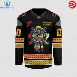 Vancouver Canucks 2025 National Indigenous Custom Name Special Hockey Jersey