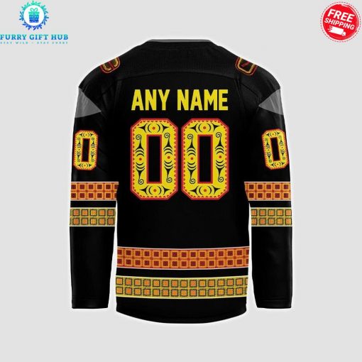 Vancouver Canucks 2025 National Indigenous Custom Name Special Hockey Jersey