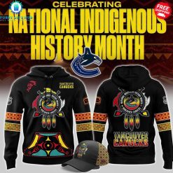 Vancouver Canucks National Indigenous History Month 2025 Special Hoodie