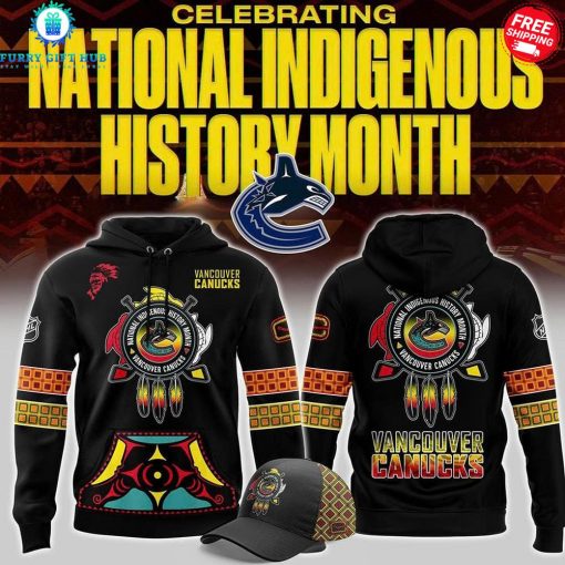 Vancouver Canucks National Indigenous History Month 2025 Special Hoodie
