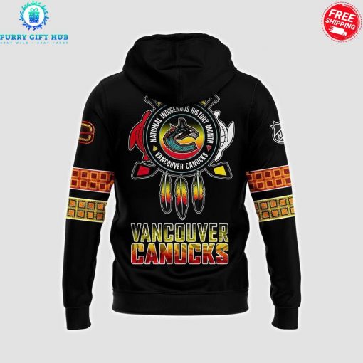 Vancouver Canucks National Indigenous History Month 2025 Special Hoodie