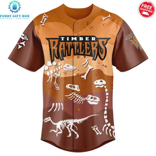 Wisconsin Timber Rattlers x Dino Night 2025 Special Baseball Jersey