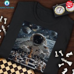 Astronaut Play Chess Outer Space Special T-Shirt