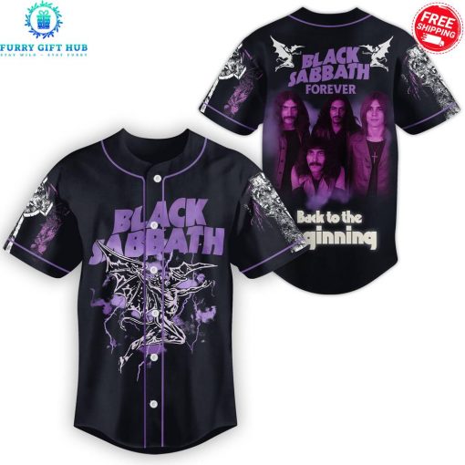 Black Sabbath Forever Back To The Beginning 2025 Special Baseball Jersey