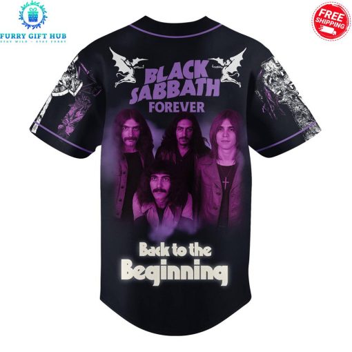 Black Sabbath Forever Back To The Beginning 2025 Special Baseball Jersey