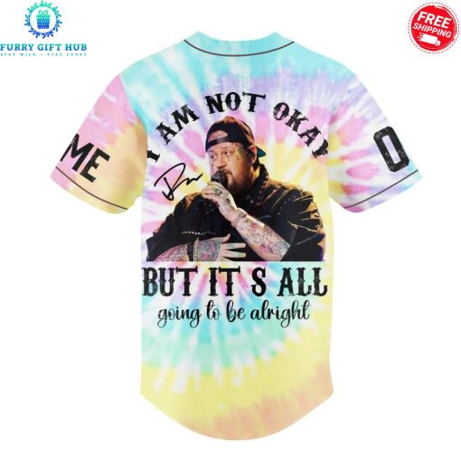 Jelly Roll I Am Not Okay The Beautifully Broken World Tour 2025 Special Baseball Jersey