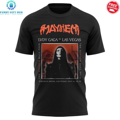 Lady Gaga Mayhem Tour Las Vegas 2025 Special T-Shirt