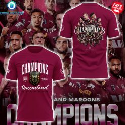 Queensland Maroons State of Origin Champions 2025 Special T-Shirt
