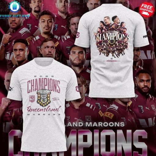 Queensland Maroons State of Origin Champions 2025 Special T-Shirt