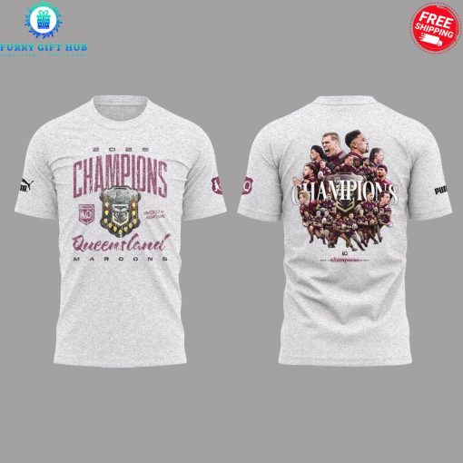 Queensland Maroons State of Origin Champions 2025 Special T-Shirt