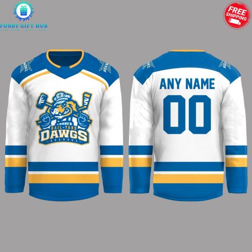 Roanoke Rail Yard Dawgs New Logo Personalized Special Hockey Jersey