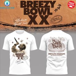 Chris Brown Breezy Bowl XX MetLife Stadium 2025 Special T-Shirt