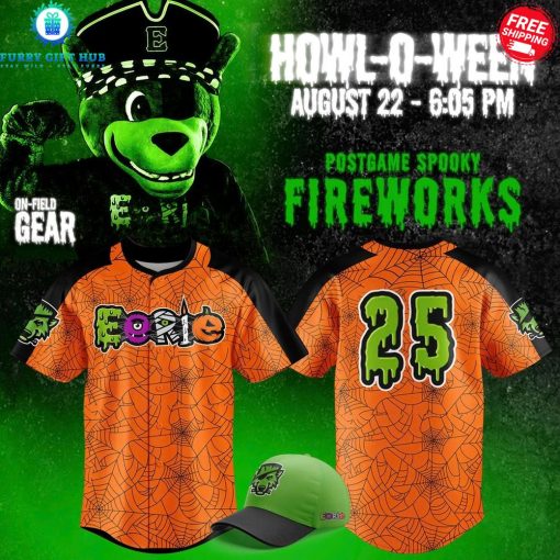 Erie SeaWolves Howl-o-ween 2025 Personalized Special Baseball Jersey