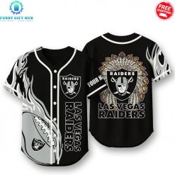 Las Vegas Raiders Native American 2025 Custom Name Special Baseball Jersey