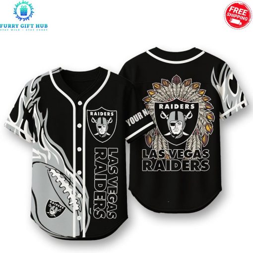 Las Vegas Raiders Native American 2025 Custom Name Special Baseball Jersey
