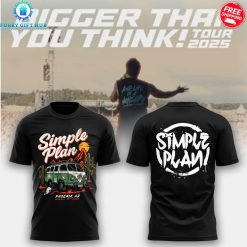 Simple Plan Bigger Than You Think Tour 2025 Special Shirt Collection