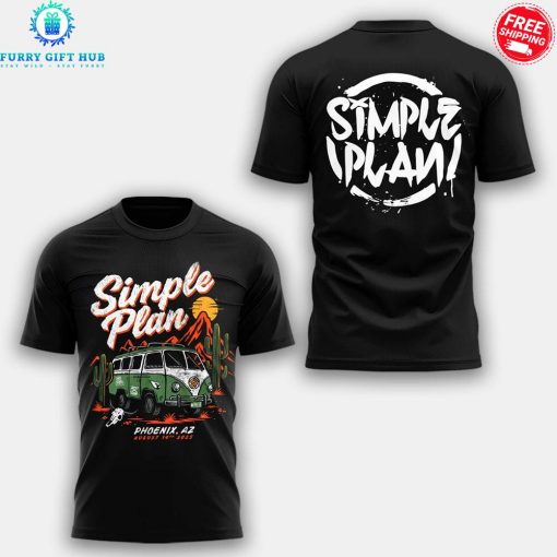 Simple Plan Bigger Than You Think Tour 2025 Special Shirt Collection