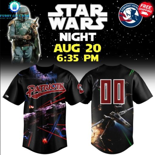 Somerset Patriots x Star Wars Night 2025 Special Baseball Jersey